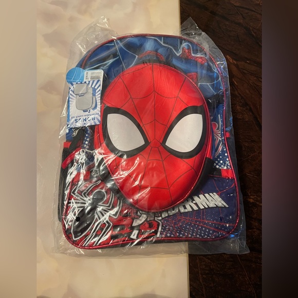 Kids Spider-Man Backpack with Molded Lunch Bag - Picture 3 of 13